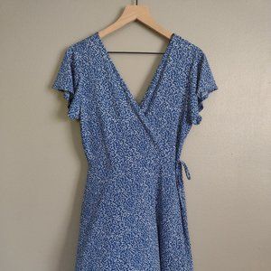 Kaileigh Blue Print Dress